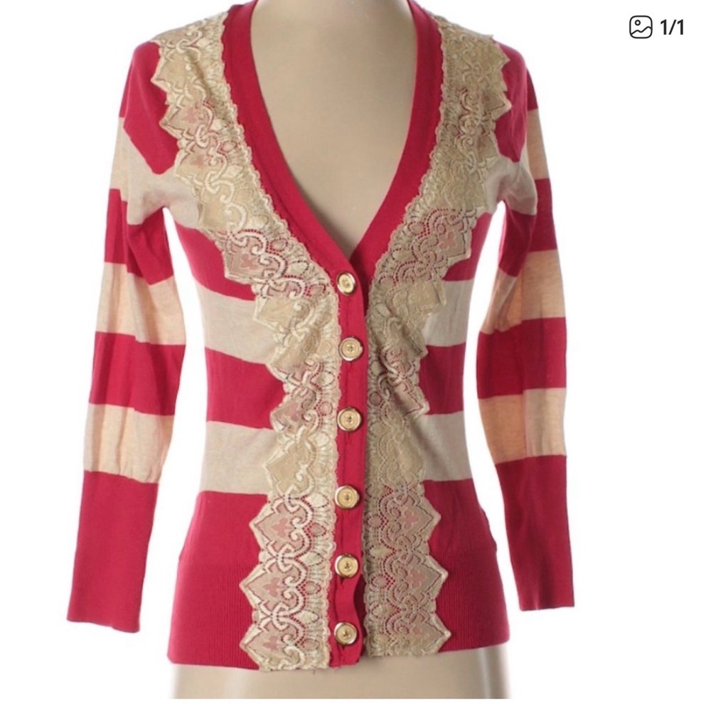 Anthropogie Charlotte Tarantola Field Game Cardigan